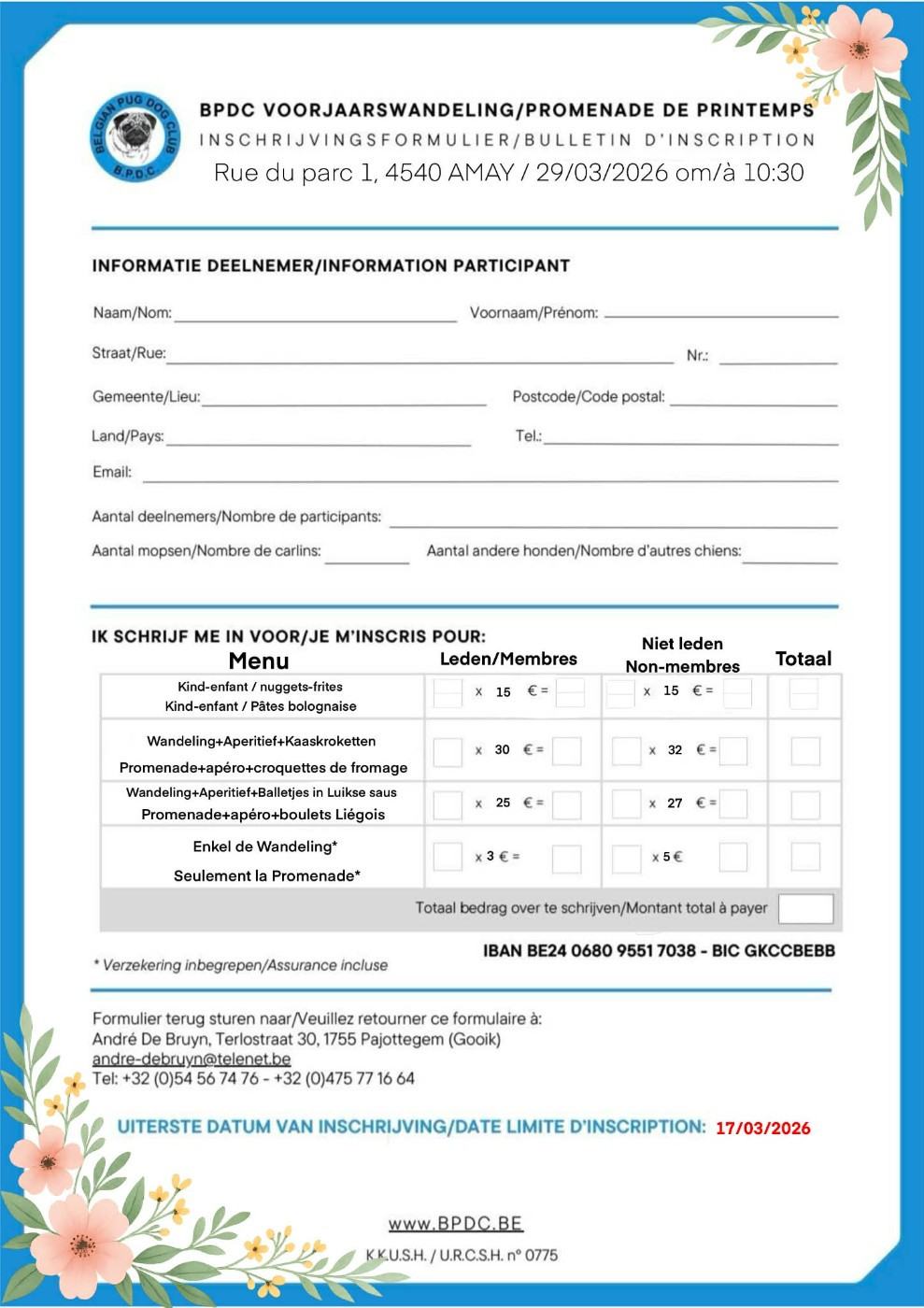 balade de printemps 2026